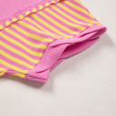  Waffle Stripe Mix Relaxed Top | S-XL