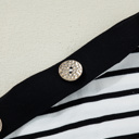  Coastal Stripe Button-Cuff Top | S-XL