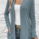  Everyday Ribbed Pocket Cardigan | S-XL