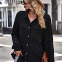  Button Up Waffle Knit Casual Shirt | S-2XL