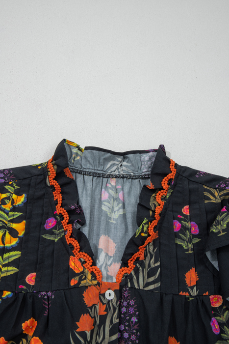 Flora Charm Lace Blouse | S-XL