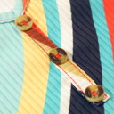  Wavy Striped Buttoned V Neck Tank Top | S-XL