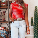  Sunny Day Rib Tank | S-XL