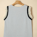  Charming Stripe Ruffle Tank | S-XL