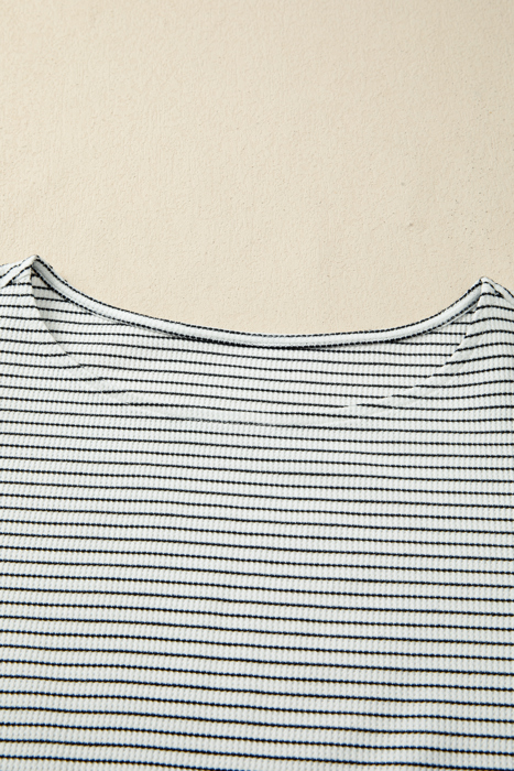 Charming Stripe Ruffle Tank | S-XL