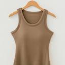 Slim-Fit Ribbed Padded Tank Top | S-XL