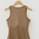  Slim-Fit Ribbed Padded Tank Top | S-XL