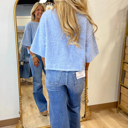  Modern Boxy 3/4 Sleeve Button Cardigan | S-XL