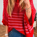  The Draped Slouch 3/4 sleeve Sweater | S-XL