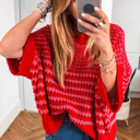  The Draped Slouch 3/4 sleeve Sweater | S-XL