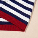  Harbor Stripe Pointelle Top | S-XL