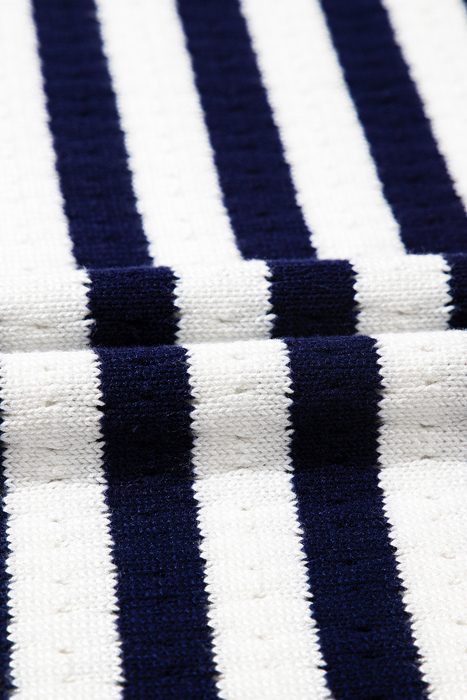 Harbor Stripe Pointelle Top | S-XL