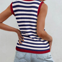  Harbor Stripe Pointelle Top | S-XL
