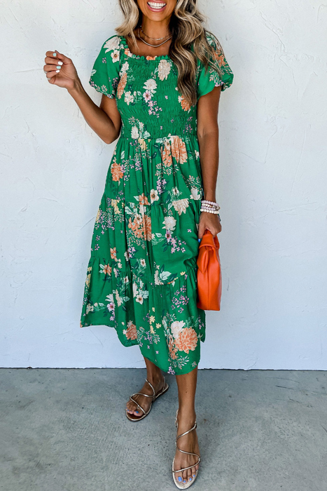 Blossom & Bloom Tiered Dress | S-XL