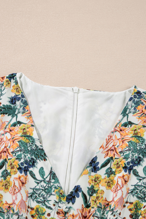 3/4 Sleeve Rosewood Romance Dress | S-XL