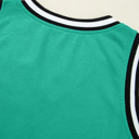  Contrast Trim V Neck Shift Sleeveless Mini Dress