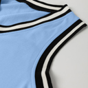  Contrast Trim V Neck Shift Sleeveless Mini Dress