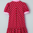  Petal Print Charm Mini Dress with Pockets | S-XL