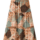  Multicolor Boho Long Maxi Skirt | S-XL