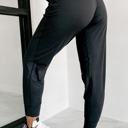  High Waist Pocketed Joggers With Exposed Seam | S-XL