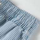  Striped Drawstring Elastic Waist Denim Shorts | S-XL