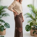 Serelle Patchwork Hem Lace Skirt | S-XL