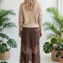  Serelle Patchwork Hem Lace Skirt | S-XL