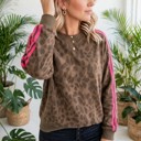  Spotted & Striped Cozy Pullover Sweatshirt | S-XL