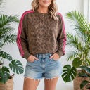  Spotted & Striped Cozy Pullover Sweatshirt | S-XL