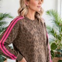  Spotted & Striped Cozy Pullover Sweatshirt | S-XL