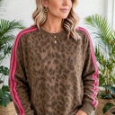  Spotted & Striped Cozy Pullover Sweatshirt | S-XL