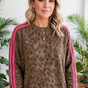 Spotted & Striped Cozy Pullover Sweatshirt | S-XL