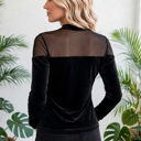  Ethereal Velvet Patch Casual Pullover | S-XL