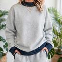  Dottie Darling Patchwork Mock Neck Set | S-XL