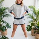  Dottie Darling Patchwork Mock Neck Set | S-XL