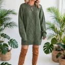  Cozy Cable Knit Sweater Dress | S-XL