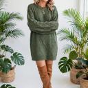 Cozy Cable Knit Sweater Dress | S-XL