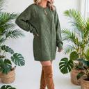  Cozy Cable Knit Sweater Dress | S-XL