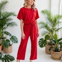  Elevé Grace Belted Jumpsuit | S-2XL