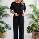  Elevé Grace Belted Jumpsuit | S-2XL