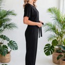  Elevé Grace Belted Jumpsuit | S-2XL