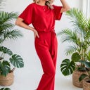  Elevé Grace Belted Jumpsuit | S-2XL