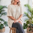  Free Flow Oversized Side-Slit Sweater | S-XL