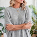  Free Flow Oversized Side-Slit Sweater | S-XL