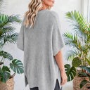  Free Flow Oversized Side-Slit Sweater | S-XL