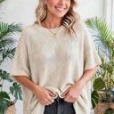  Free Flow Oversized Side-Slit Sweater | S-XL