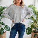  Stripe & Slouch Long Sleeve Oversized Top | S-XL