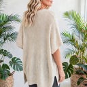  Free Flow Oversized Side-Slit Sweater | S-XL