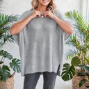  Free Flow Oversized Side-Slit Sweater | S-XL