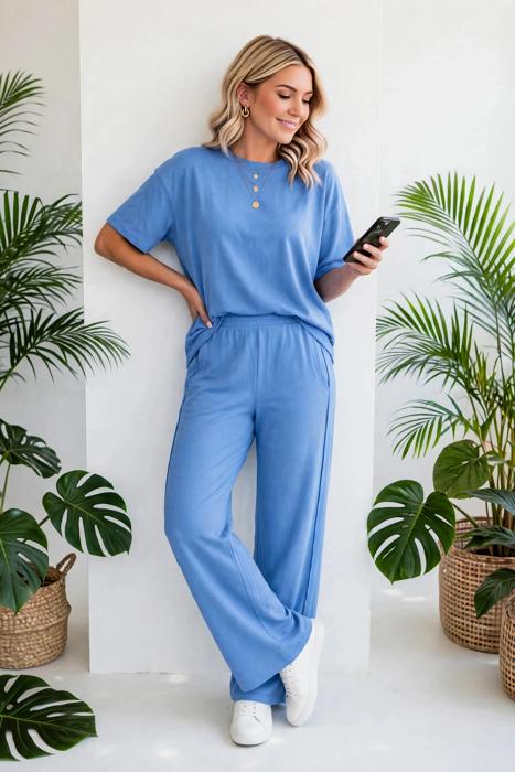 Haven Oversize Tee Pocketed Pants Set | S-XL